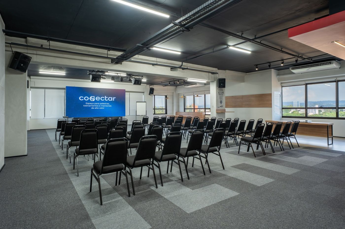 Sala para eventos corporativos em Sorocaba
